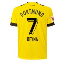 Borussia Dortmund Giovanni Reyna #7 Hemmatröja 2022-23 Korta ärmar